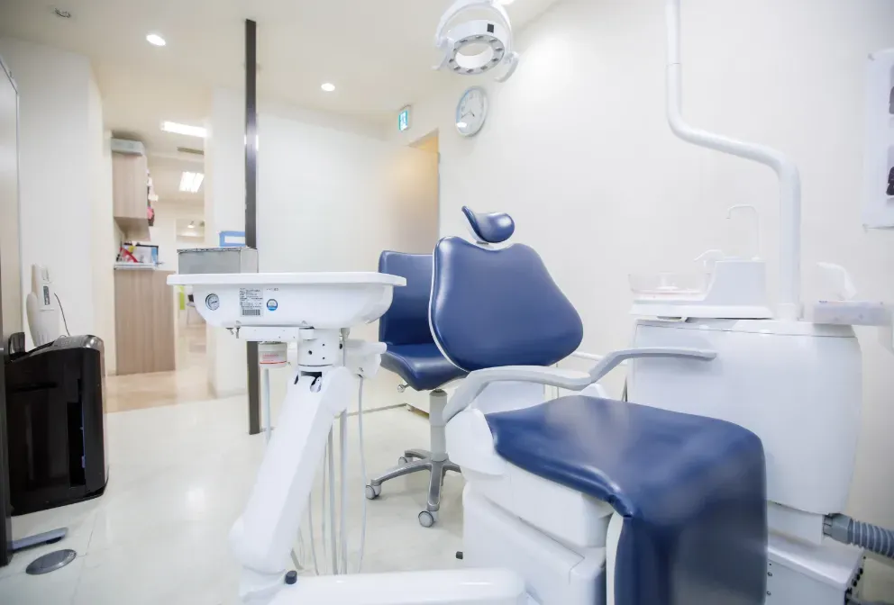 予防専用のスペースで治療に取り組んでいます